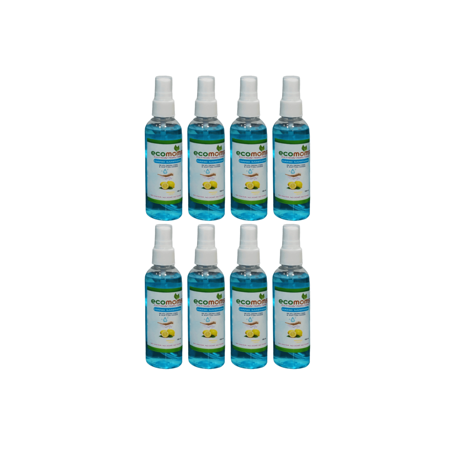 Ecomoms Hand Sanitizer| Kills Germs and Viruses on Hand, Safe for Skin & Body - 100ml - Ecomoms