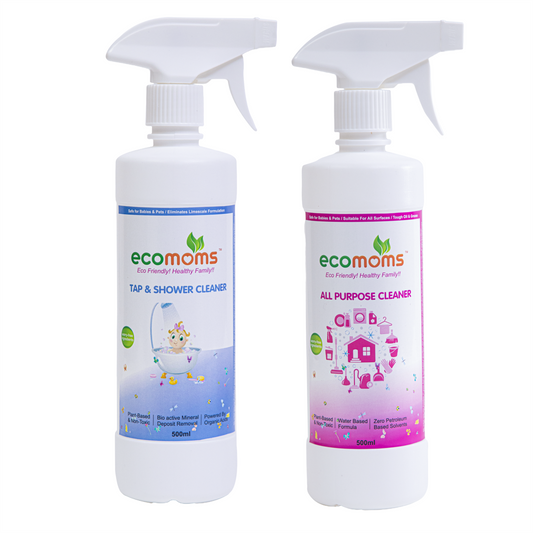 Hard Stain Spray + Wipe And Tough Limescale\Descaler - Spray And Scrub | Combo - Ecomoms
