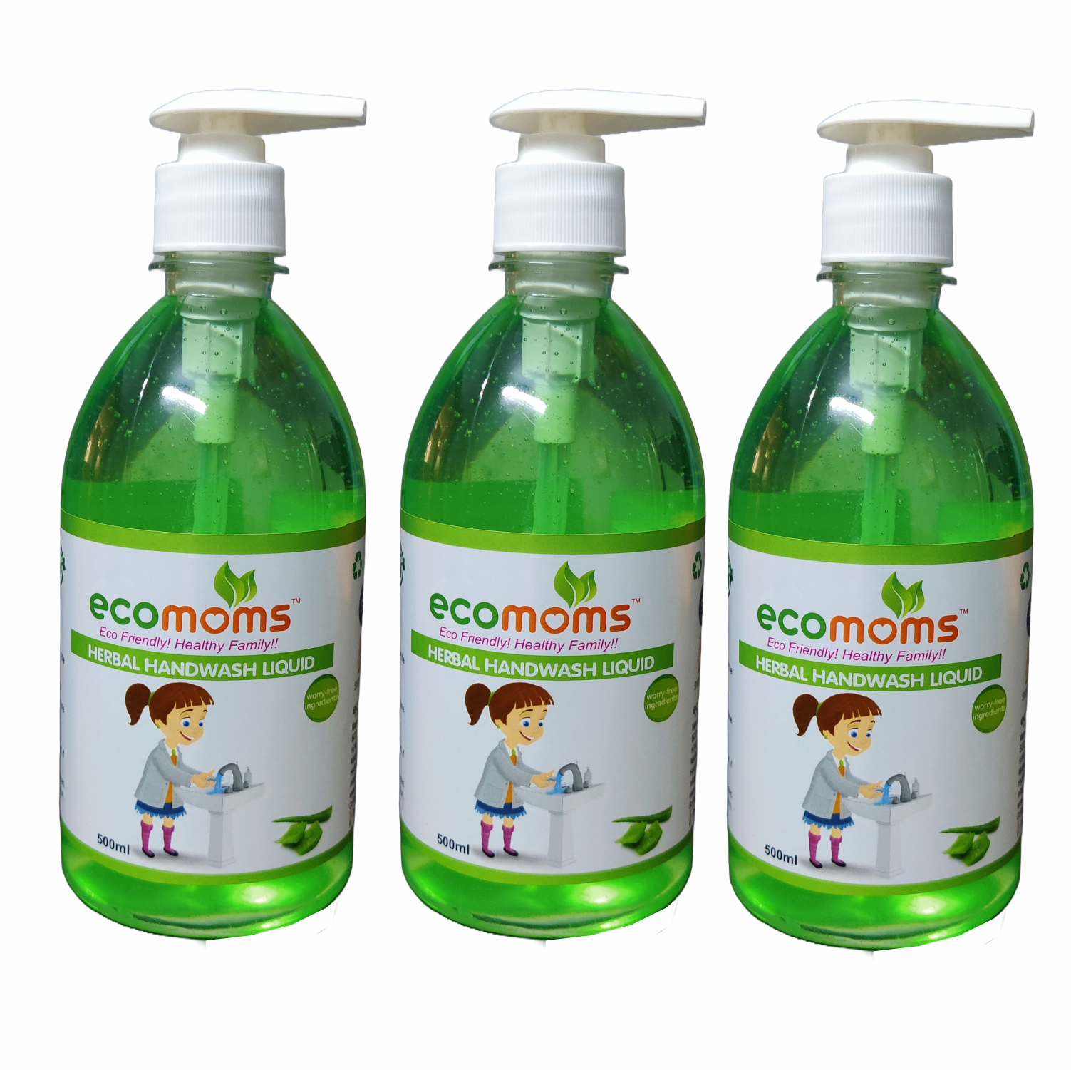 Ecomoms Natural Hand Wash | All Skin Types | Kids Safe | Eco-Friendly, Plant-Based - Ecomoms